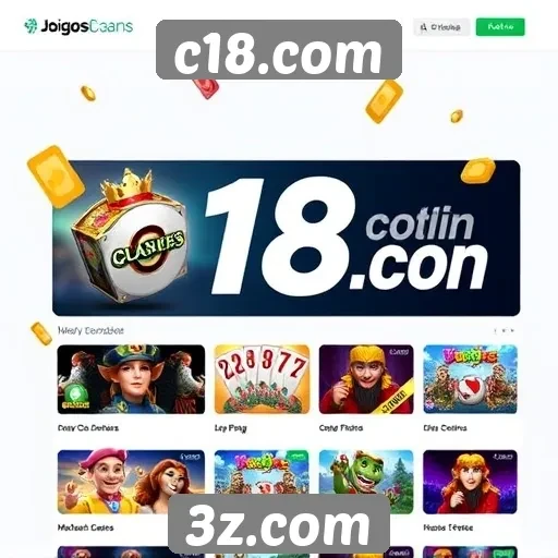 Como o c18.com se destaca entre plataformas de jogos